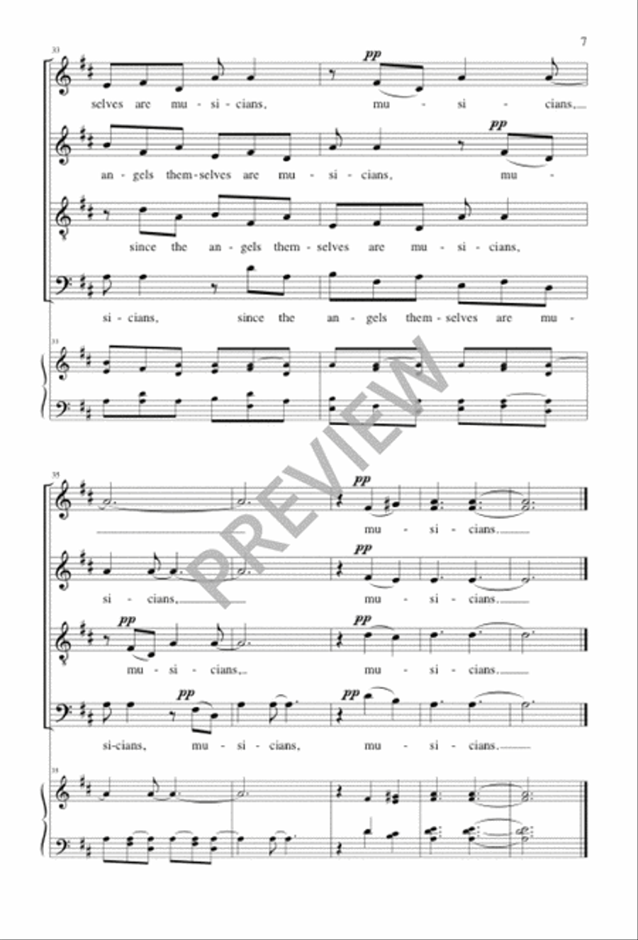 Whoever Chooses Music 4-Part scores gallery preview page 8
