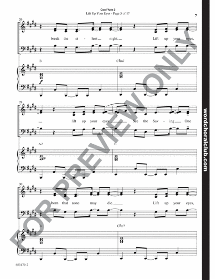 Cool Yule 2 - Choral Book 3-Part scores gallery preview page 8