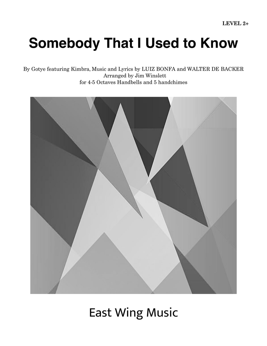 Somebody That I Used To Know Handbell Choir scores gallery preview page 1