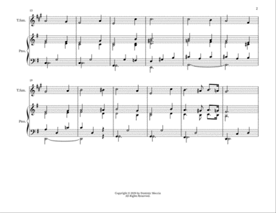 Till We Meet Again Tenor Saxophone scores gallery preview page 2