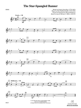 The Star-Spangled Banner: Oboe