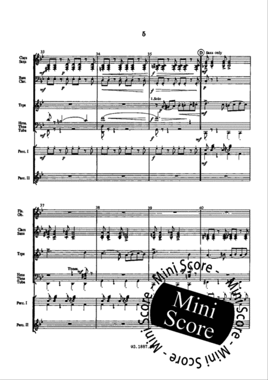 Spring Festival Concert Band scores gallery preview page 7