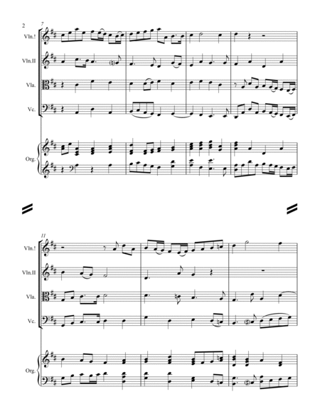 Let All the Angels of God Worship Him (for String Quartet & optional Organ) image number null