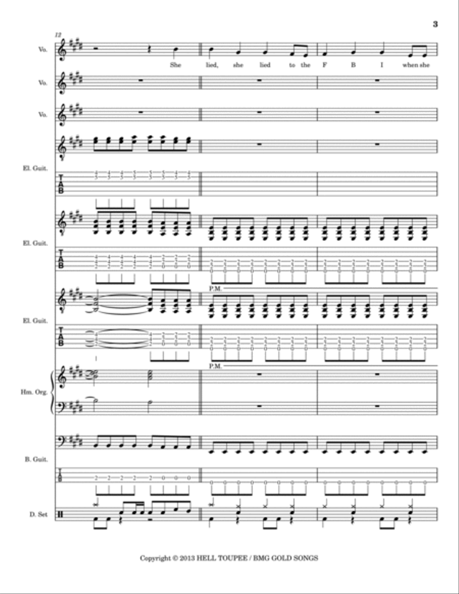 She Lied To The Fbi Small Ensemble scores gallery preview page 3