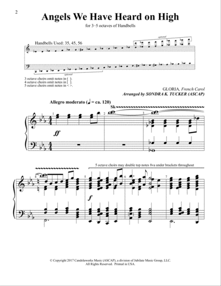 Bells & Chimes for Special Times Handbell Choir scores gallery preview page 11