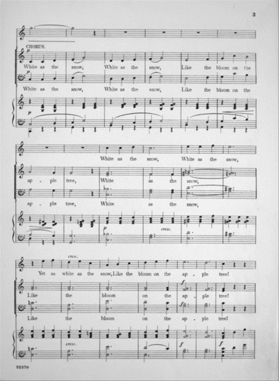 The Apple Tree. Song From the Comic Opera Veronique Voice scores gallery preview page 4
