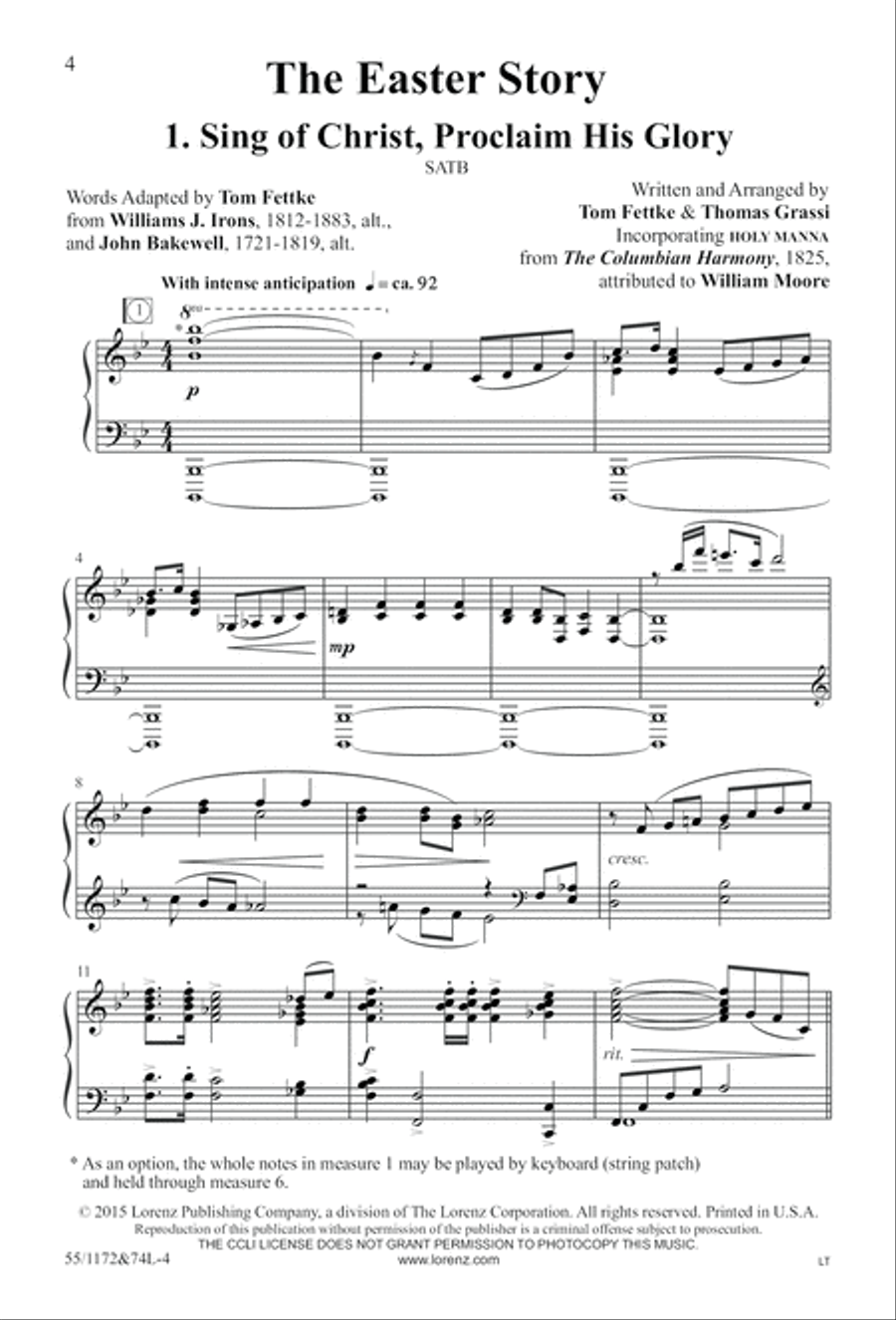 The Easter Story The Easter Story 4-Part scores gallery preview page 5