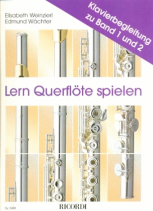 Book cover for Lern Querflöte spielen Klavierbegleitung