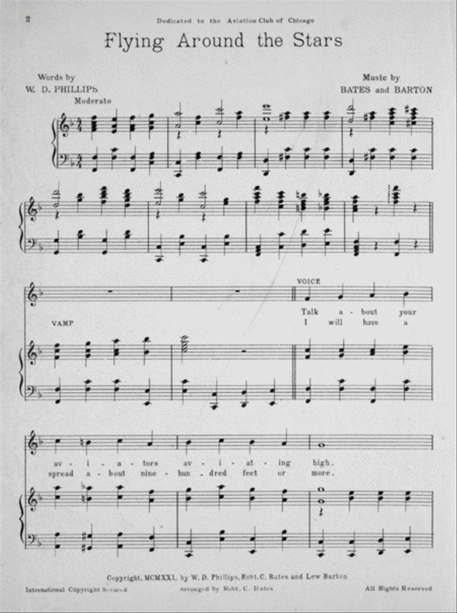 Flying Around the Stars Voice Solo scores gallery preview page 2