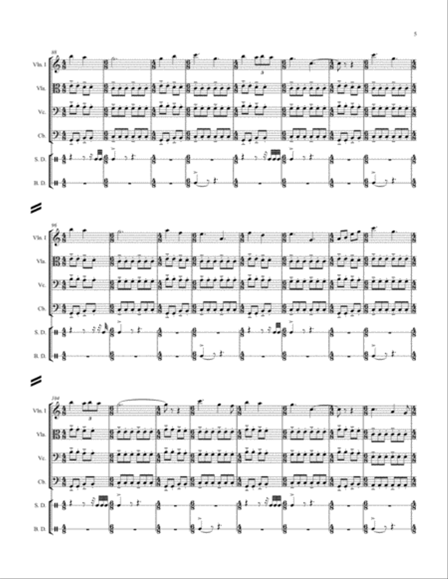 Rhumbish Collesque Small Ensemble scores gallery preview page 5