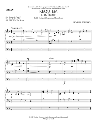 Requiem (Chamber Orchestra) - Organ