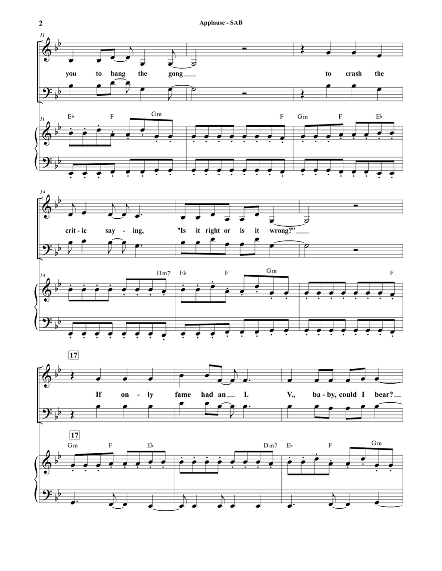 Applause 3-Part scores gallery preview page 2