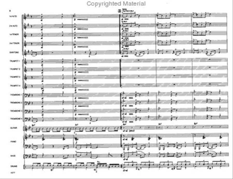 O Come, All Ye Faithful Jazz Ensemble scores gallery preview page 9