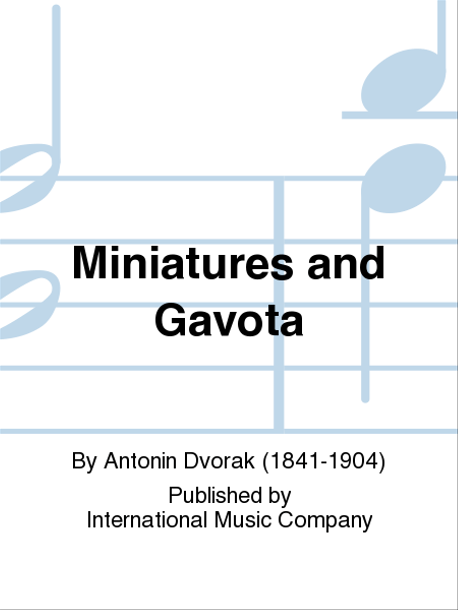 Miniatures And Gavota String Trio scores gallery preview page 1