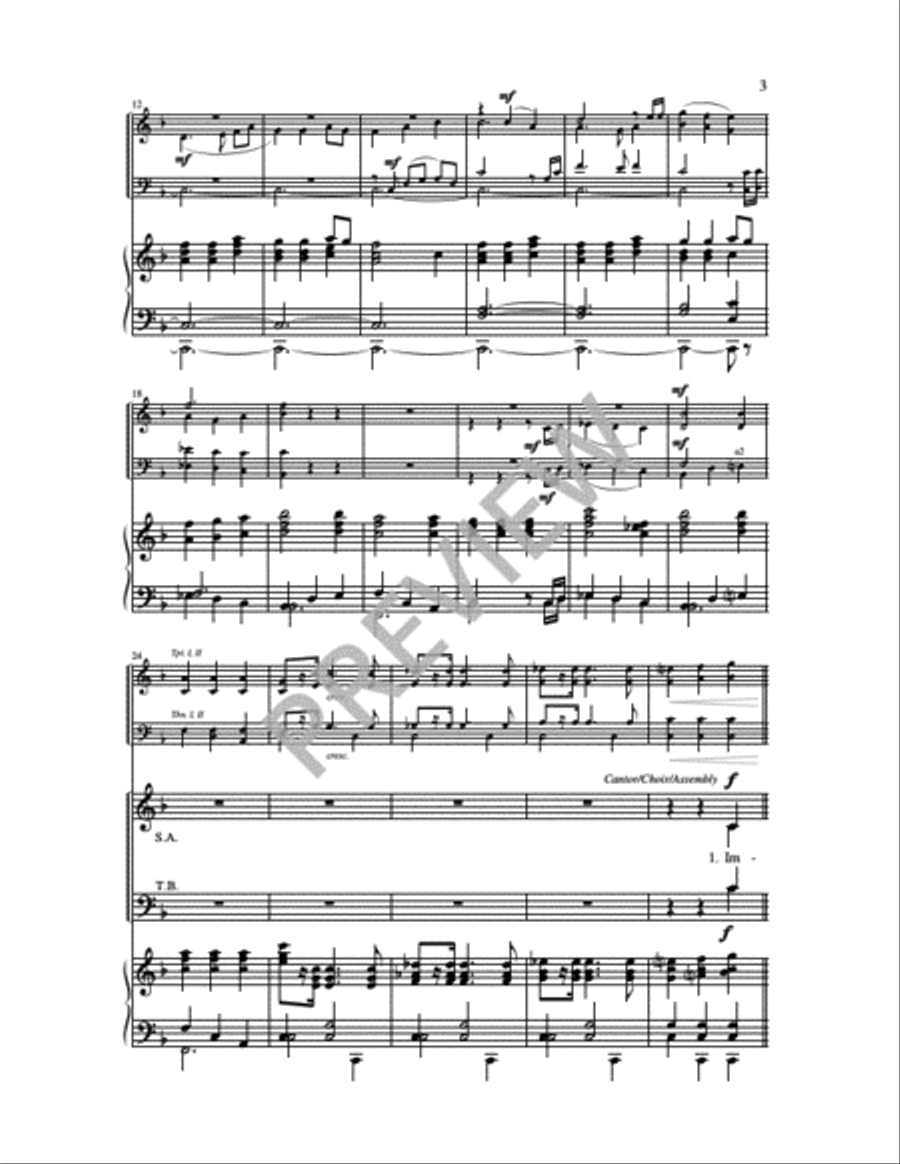 Immaculate Mary 4-Part scores gallery preview page 12