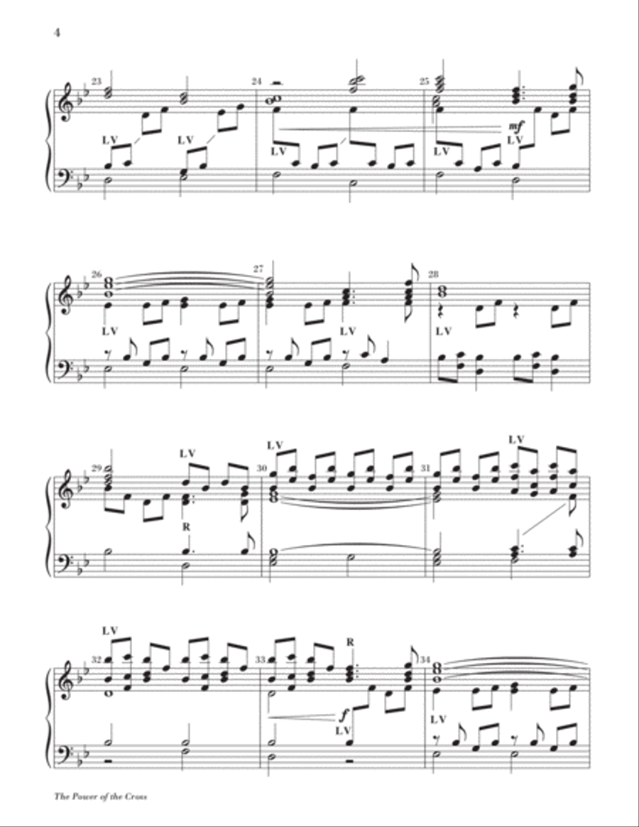 The Power of the Cross The Power of the Cross 3-Octaves scores gallery preview page 5