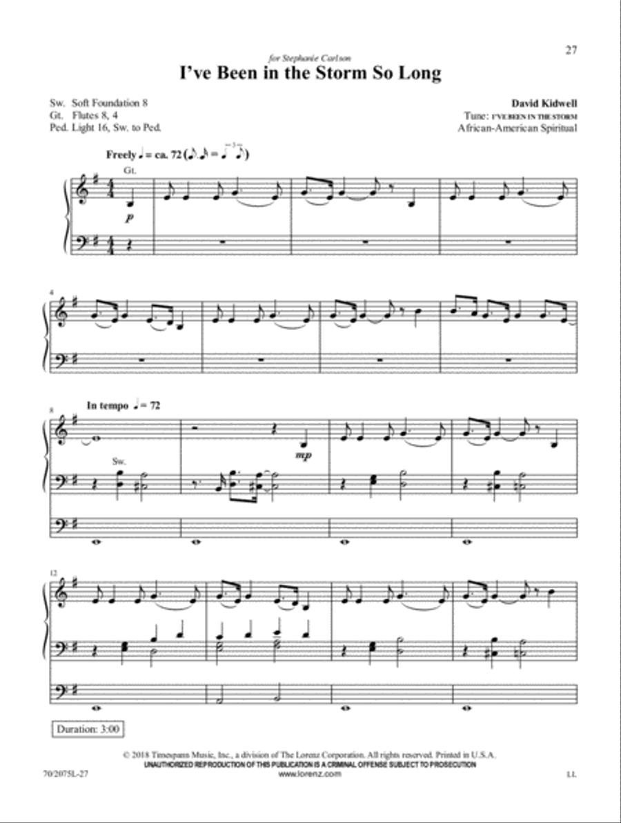 That Promised Land Organ Solo scores gallery preview page 9