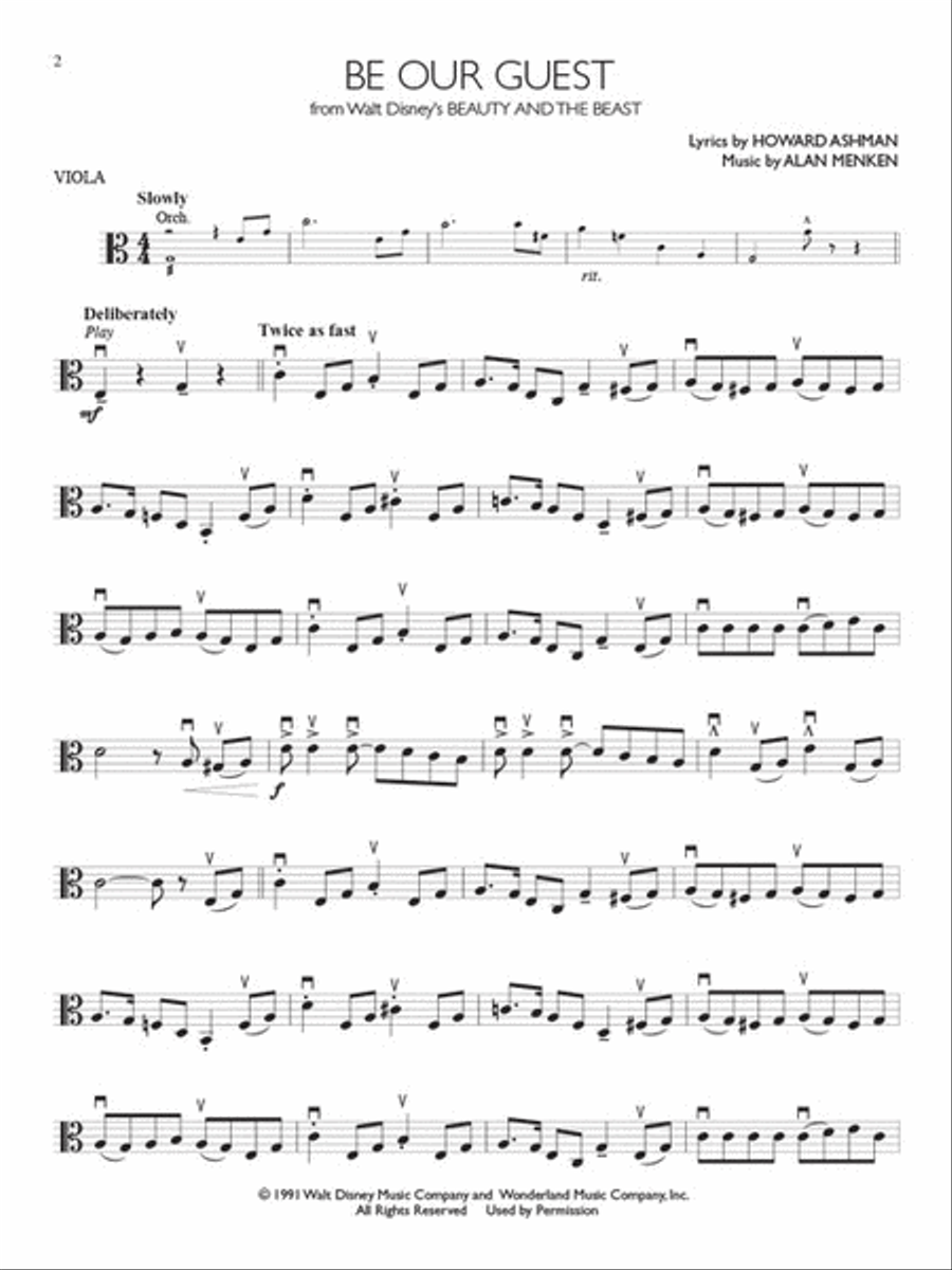 Disney Solos for Viola image number null