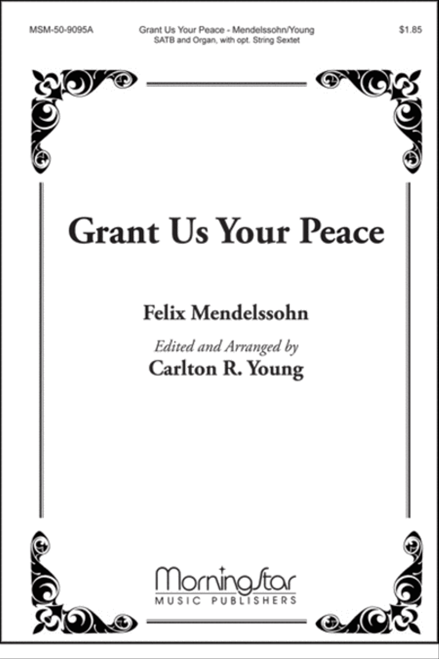 Grant Us Your Peace 4-Part scores gallery preview page 1