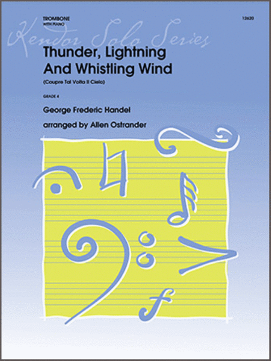 Thunder, Lightning And Whistling Wind (Coupre Tal Volta Il Cielo) Trombone scores gallery preview page 1