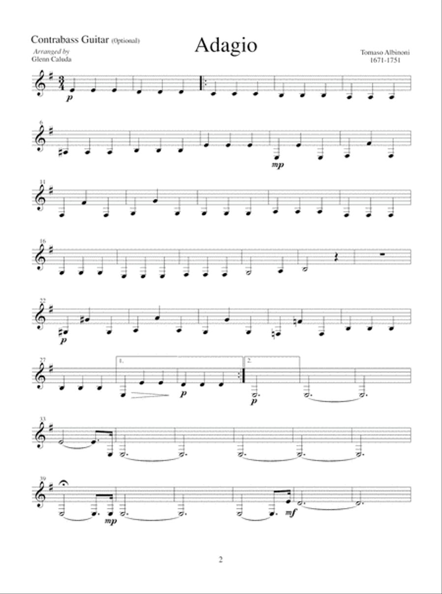 Adagio Guitar Ensemble scores gallery preview page 3