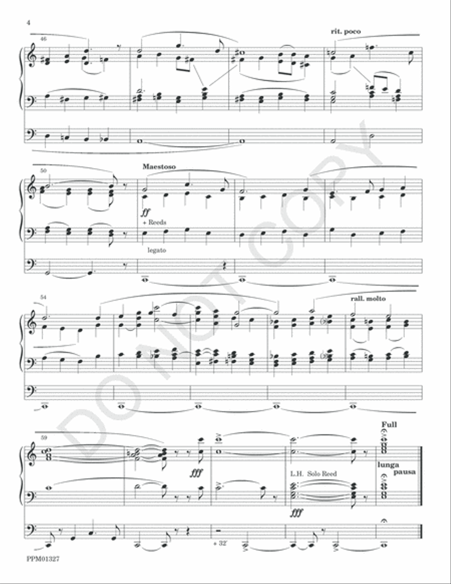 Lift High the Cross Organ Solo scores gallery preview page 7