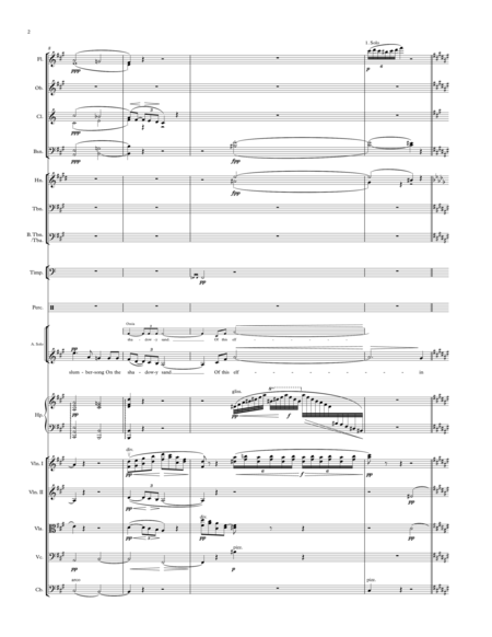 Sea Pictures, Op. 37 Score and Parts (Letter Size) (Original higher keys for soprano)