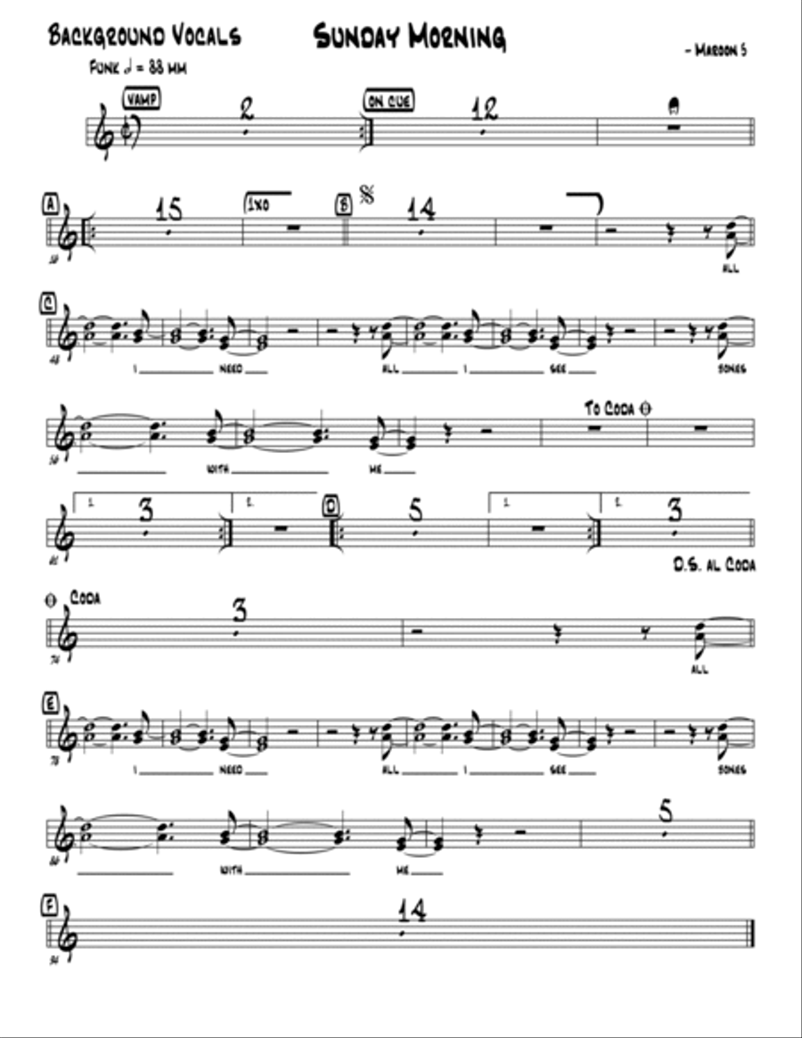 Sunday Morning Jazz Ensemble scores gallery preview page 5