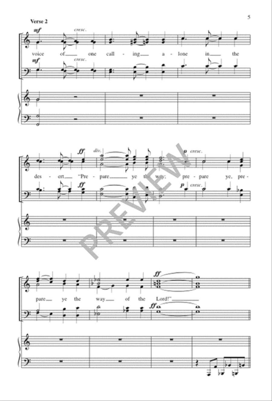 Hallelujah! Jesus Christ Is Born 4-Part scores gallery preview page 6