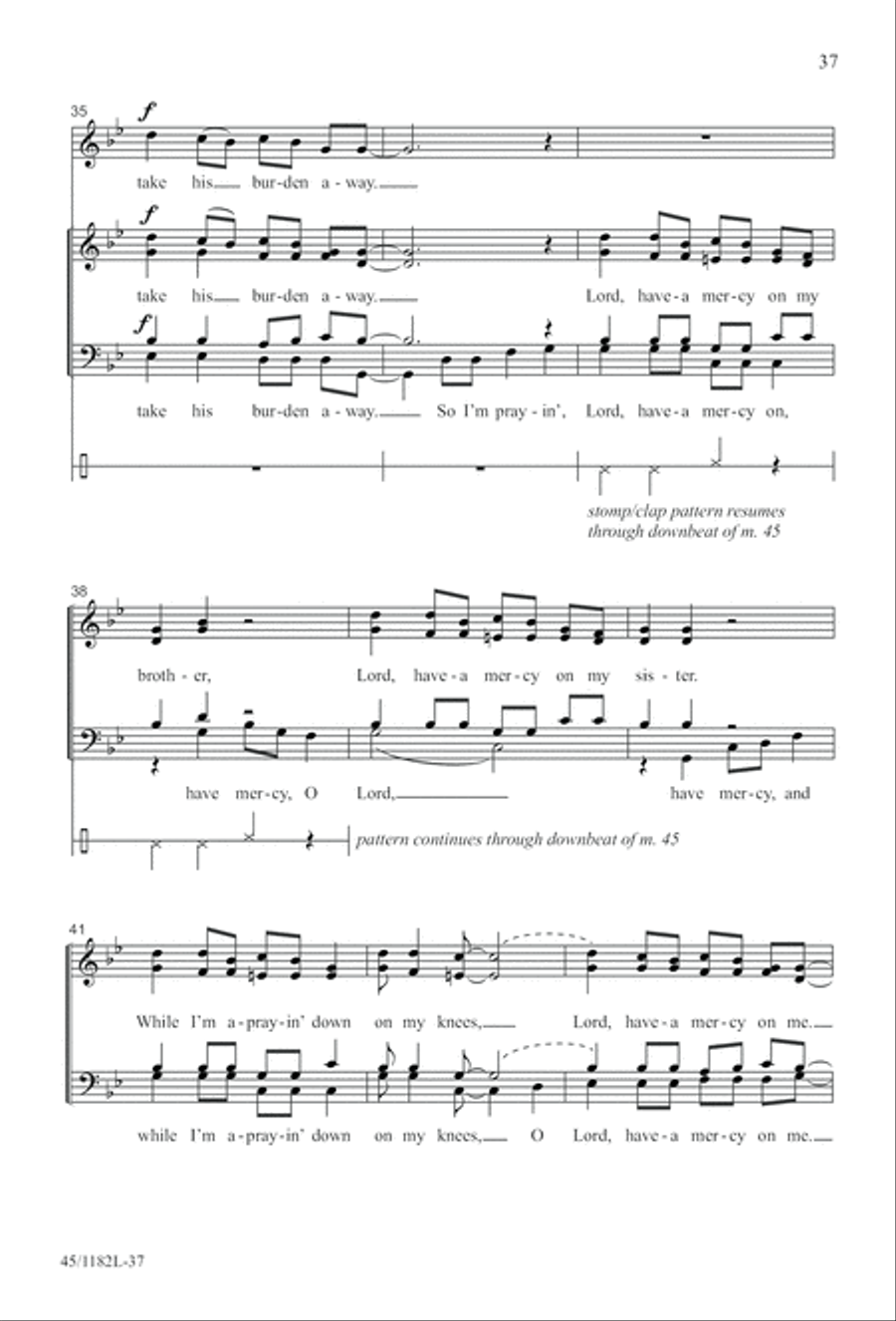 All Around A Cappella 4-Part scores gallery preview page 37