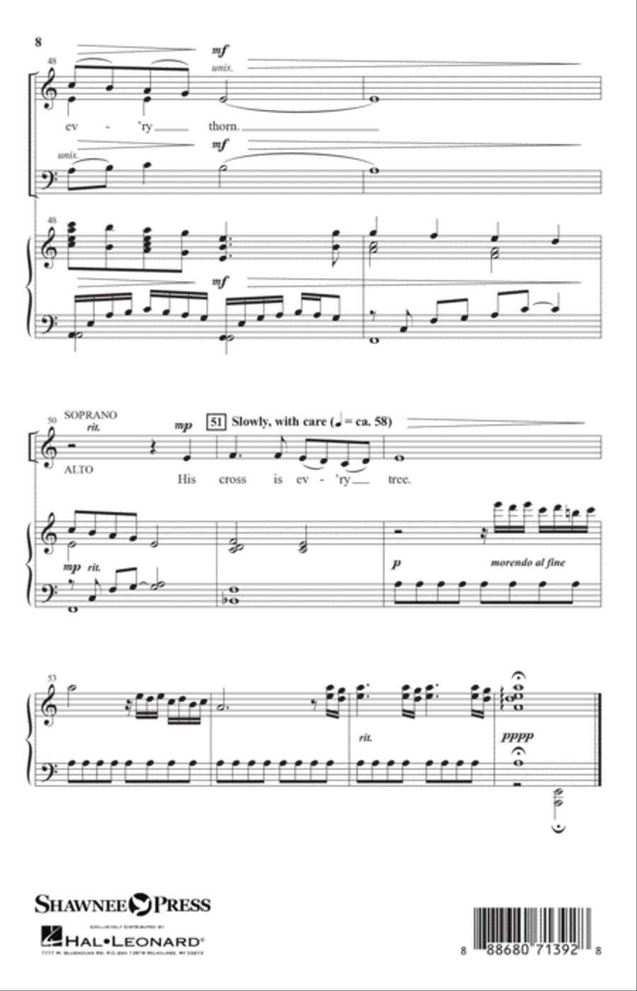 Portrait (arr. Joseph M. Martin) 4-Part scores gallery preview page 7