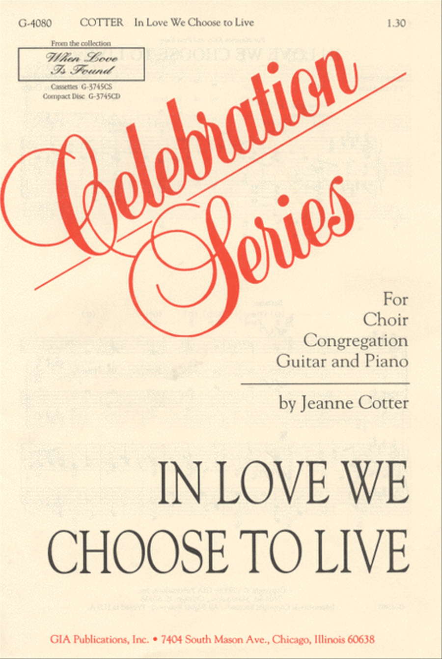In Love We Choose to Live 2-Part scores gallery preview page 1