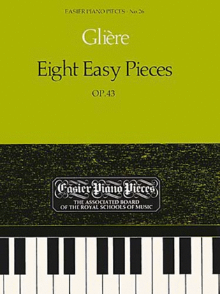 Book cover for Eight Easy Pieces, Op.43