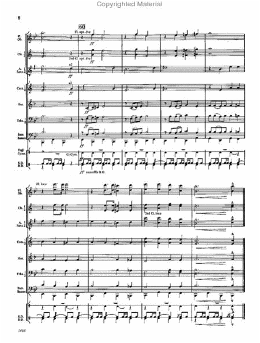 Eastern Seaboard Concert Band scores gallery preview page 8