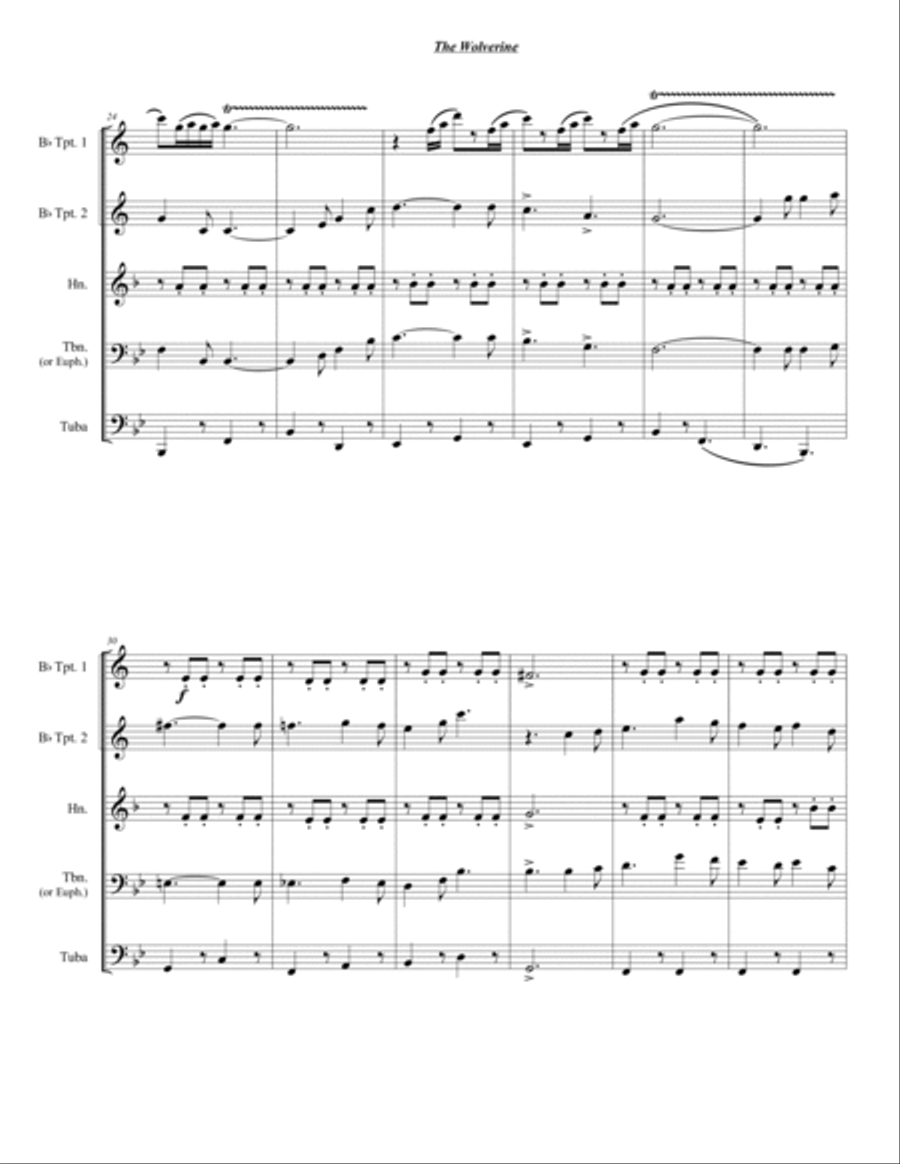 The Wolverine Chamber Music scores gallery preview page 5