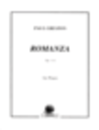 Book cover for Romanza, Op. 110