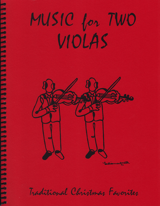 Book cover for Music for Two Violas, Christmas
