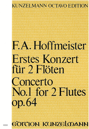Book cover for Concerto no. 1 for 2 flutes