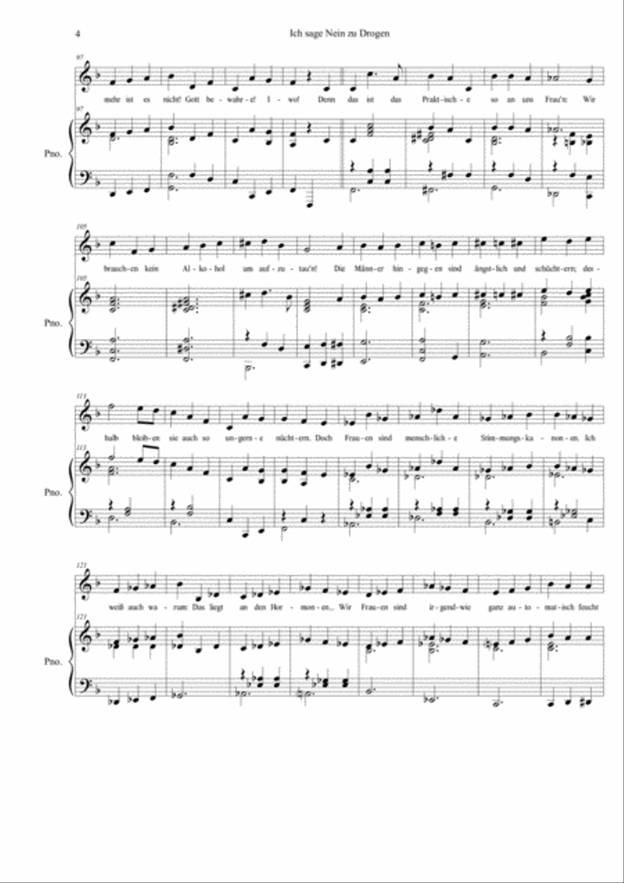 Ich sage Nein zu Drogen Ich sage Nein zu Drogen Voice scores gallery preview page 4