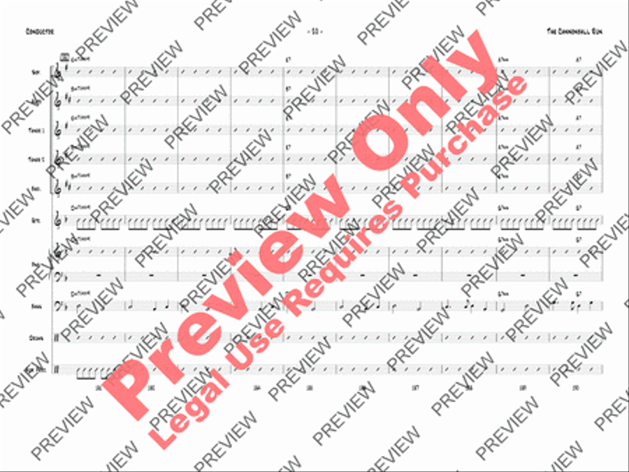 The Cannonball Run Jazz Ensemble scores gallery preview page 23