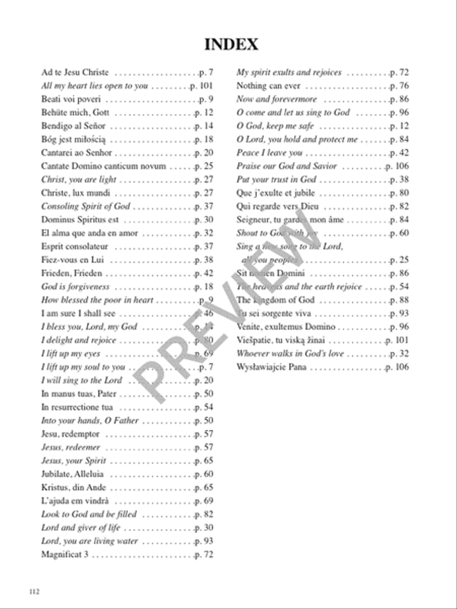 Christe Lux mundi - Instrument edition Guitar scores gallery preview page 114