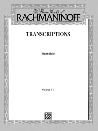 Book cover for The Piano Works of Rachmaninoff, Volume 7