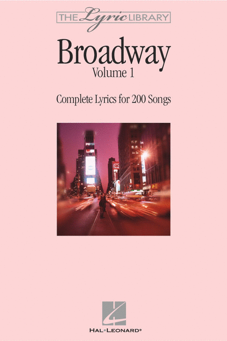 The Lyric Library - Broadway Volume I