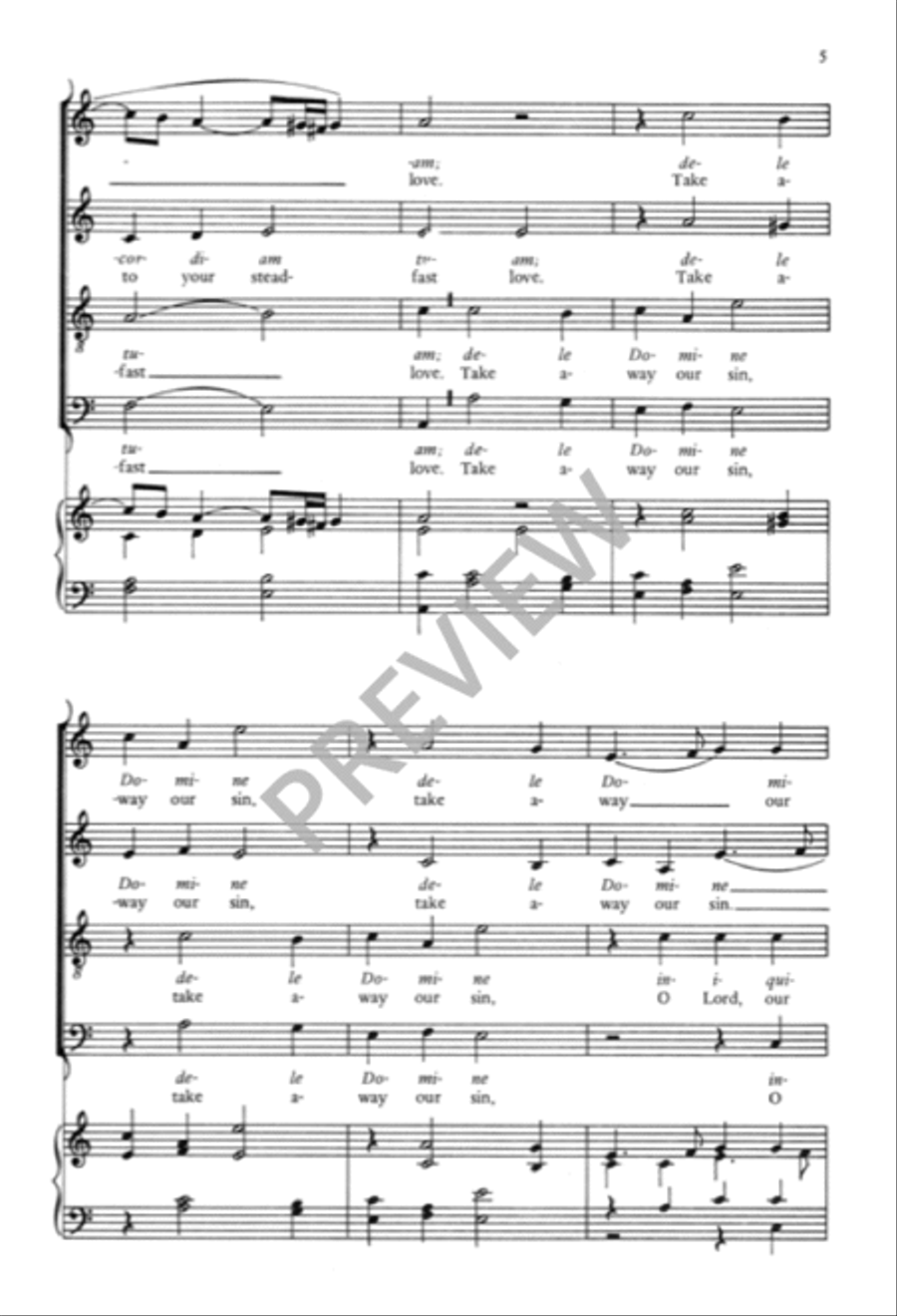 Miserere Mei 4-Part scores gallery preview page 6