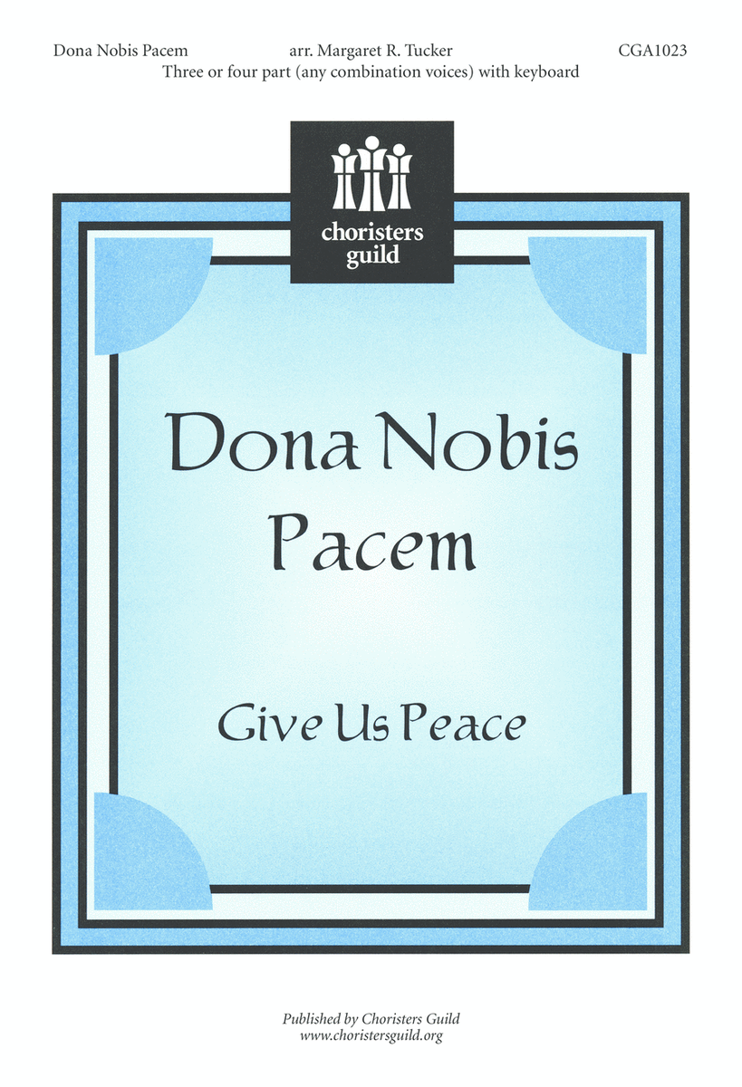 Dona Nobis Pacem - Choral Score image number null