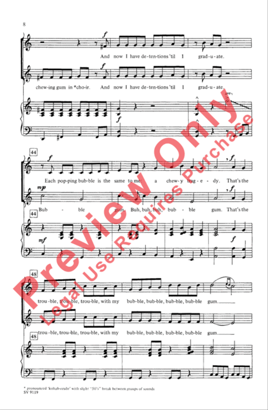 Bubble Trouble 2-Part scores gallery preview page 8