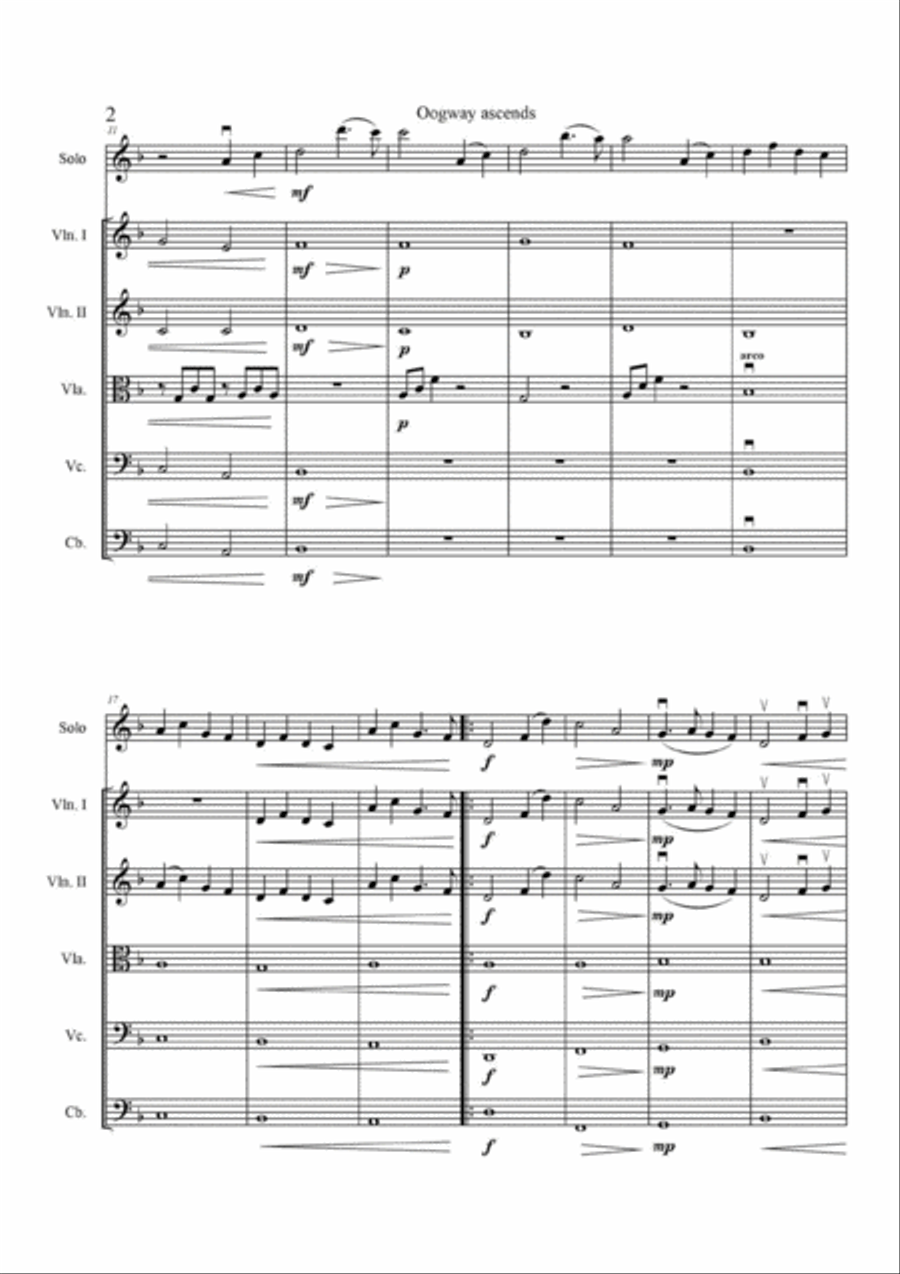 Oogway Ascends Oogway Ascends Chamber Music scores gallery preview page 2