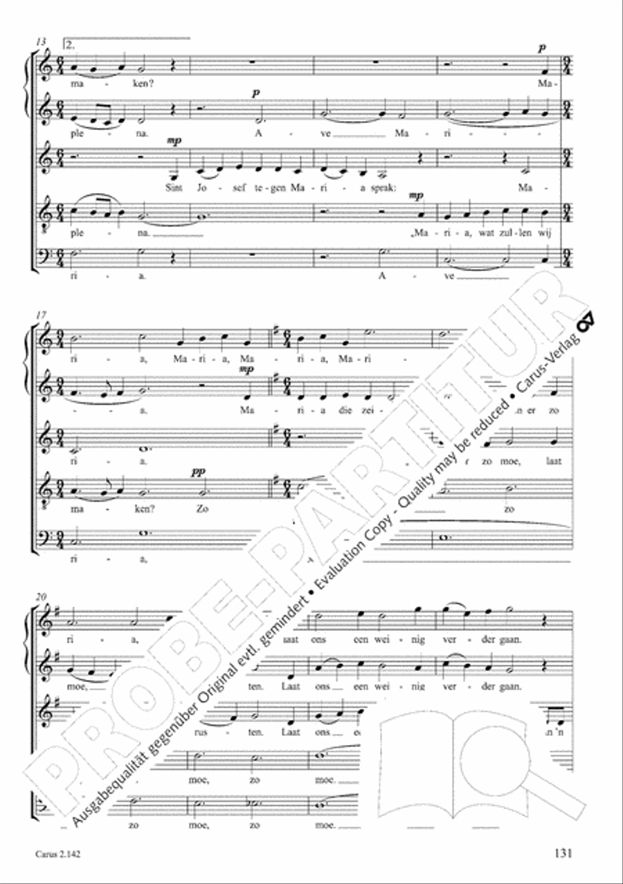 Christmas Carols of the World. Choral collection 4-Part scores gallery preview page 112