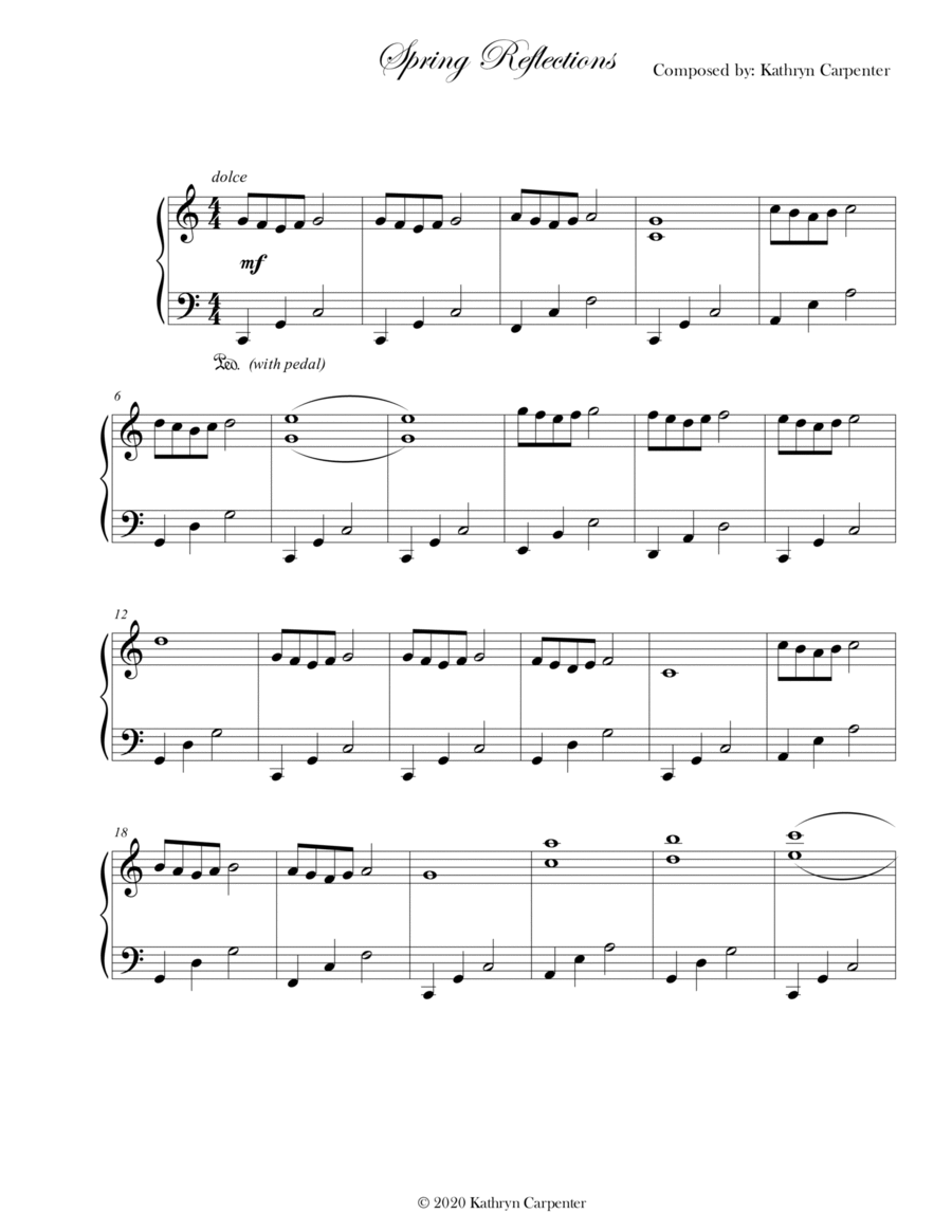 Spring Reflections (Contemporary Piano) image number null