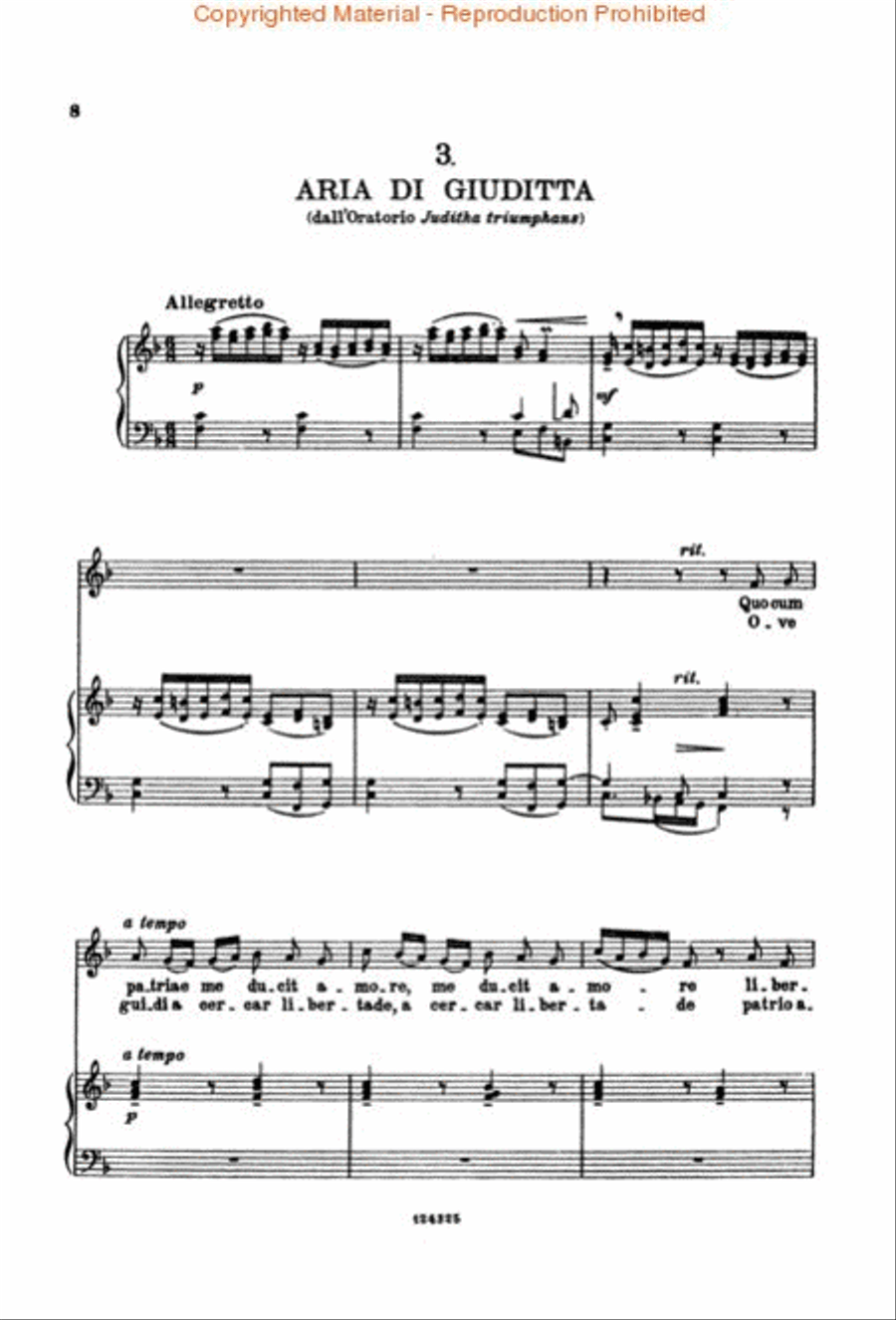 Six Arias Six Arias Voice Solo scores gallery preview page 4